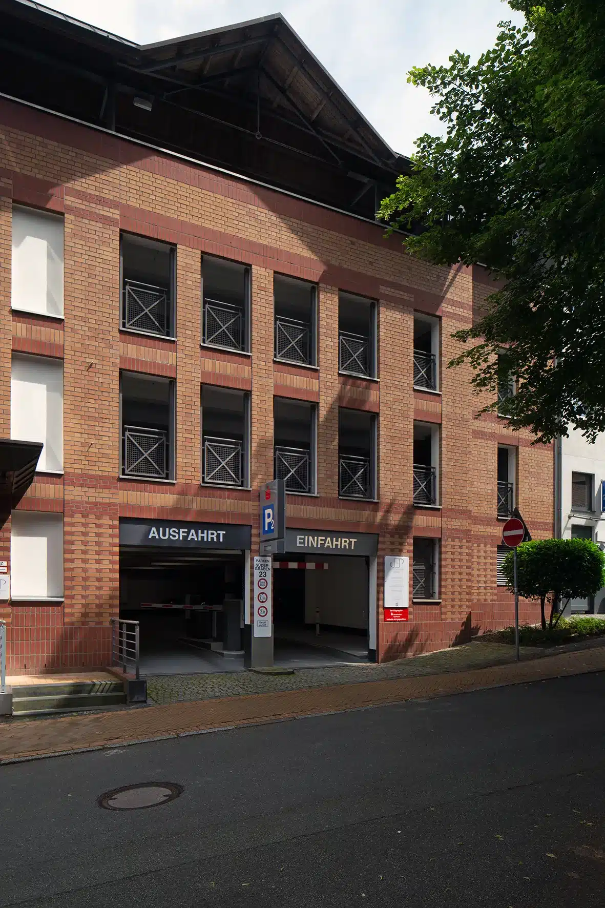 Hom 22-28 in Flensburg, Ansicht Parkhaus
