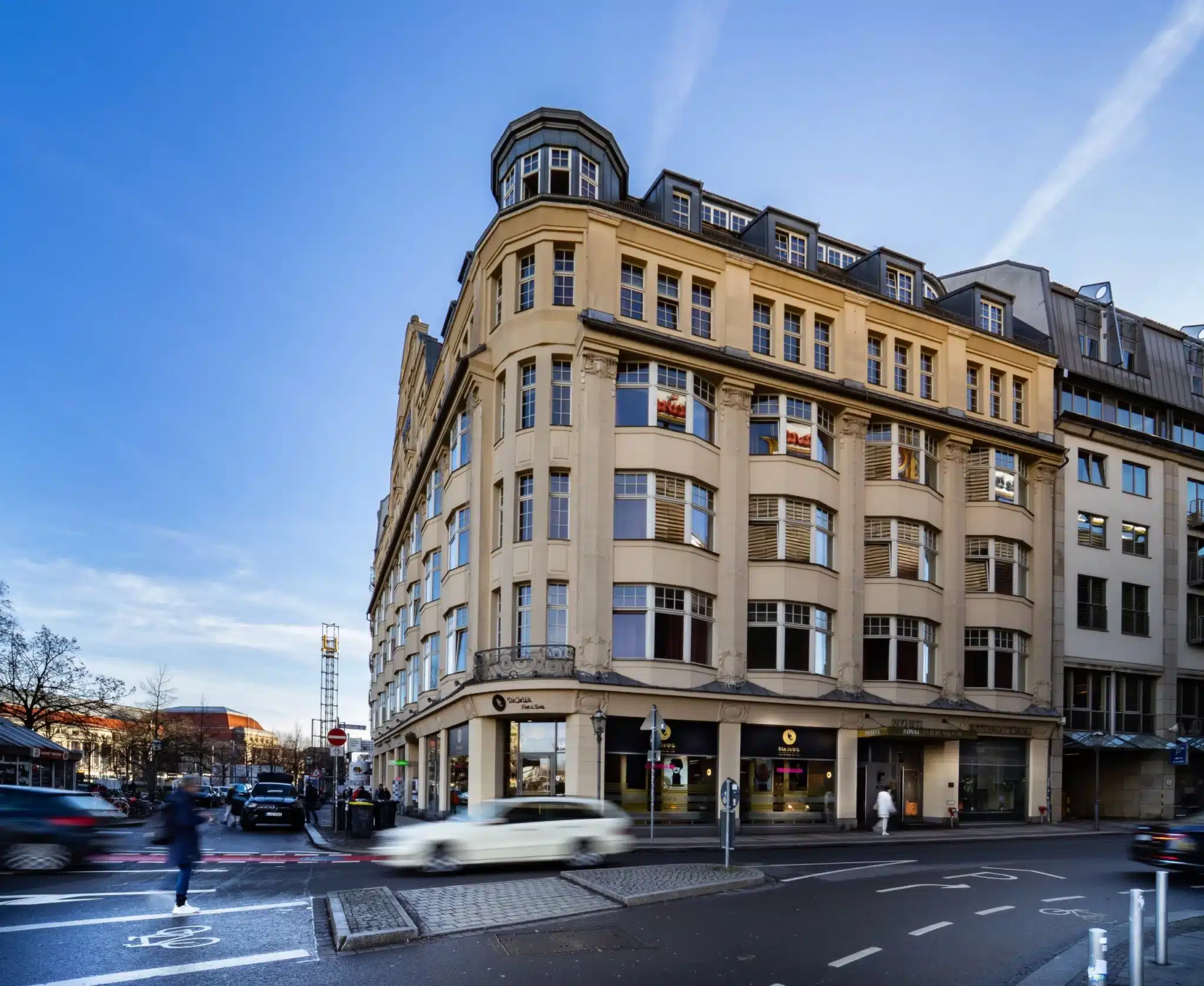 Richard-Wagner-Straße 10 in Leipzig aus Sicht der Seitenstraße